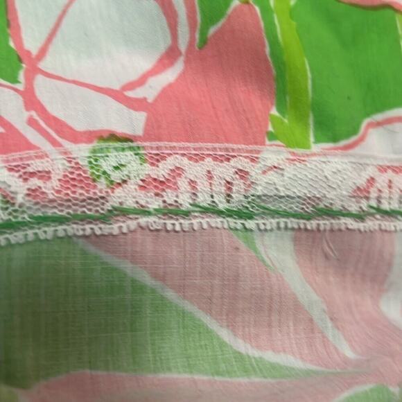 THE LILLY LILLY PULITZER ‎ FLORAL PINK & GREEN DRESS SIZE 12 - Picture 6 of 8